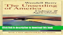 [Popular] The Unsettling of America: Culture and Agriculture Paperback OnlineCollection