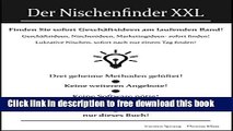 [Download] Der Nischenfinder XXL: Finden Sie sofort GeschÃ¤ftsideen und Nischen am laufenden Band