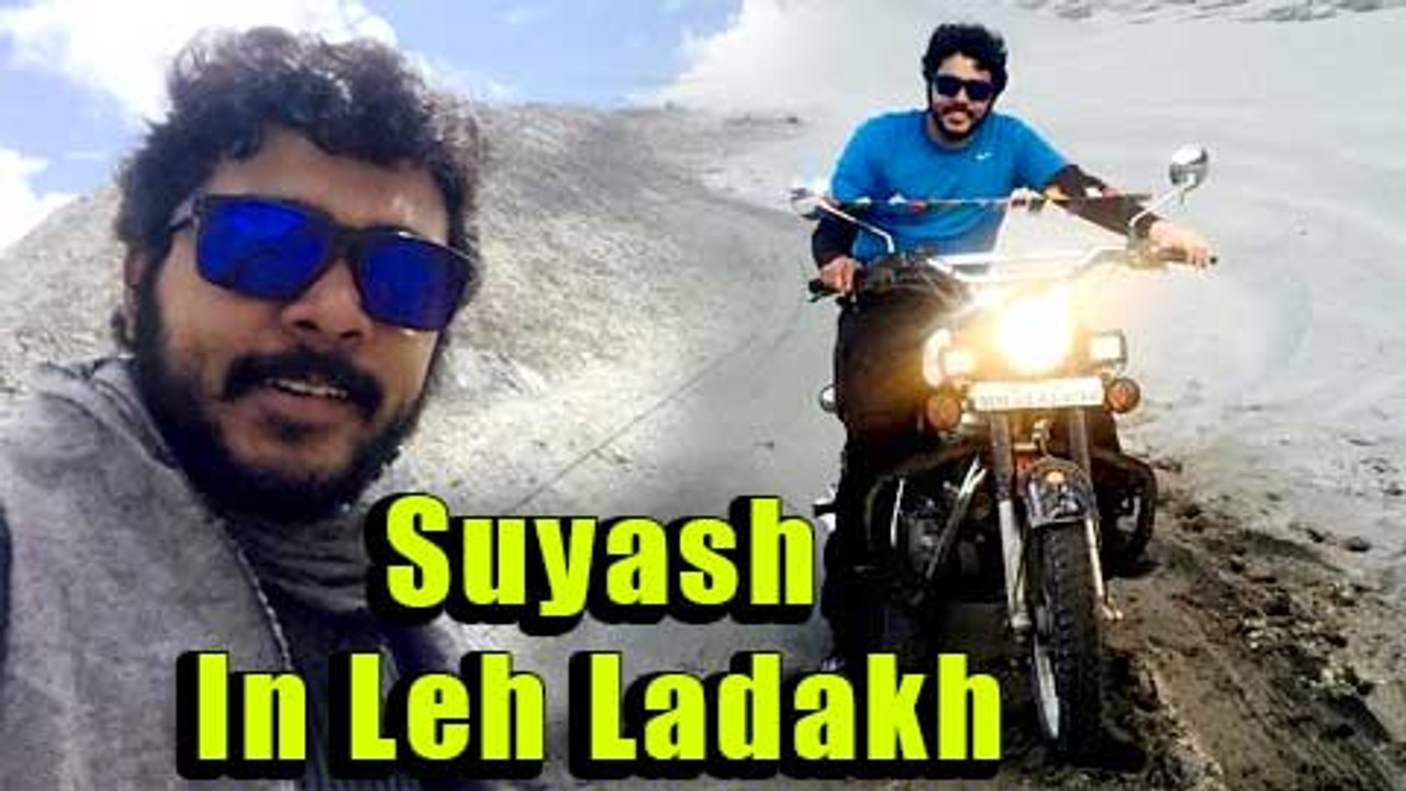 Suyash Tilak In Leh Ladakh With Ranvijay Singh...
