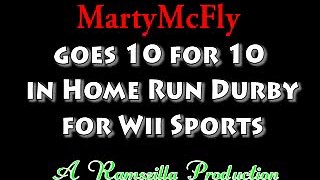 MartyMcFly goes 10 for 10 in HR's for Wii Sports