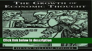 [PDF] The Growth of Economic Thought, 3rd ed. [Online Books]