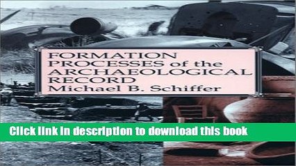 [Popular] Formation Processes of the Archaeological Record Hardcover OnlineCollection