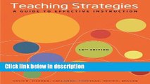 [PDF] Teaching Strategies: A Guide to Effective Instruction Ebook Online
