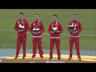 Men's 4x100m T42-47 | Victory Ceremony |  2015 IPC Athletics World Championships Doha