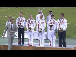 Women's 4x100m T11-13 | Victory Ceremony |  2015 IPC Athletics World Championships Doha