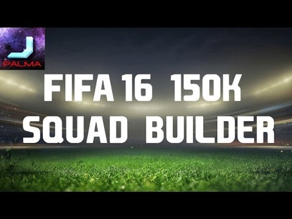 FIFA16 150k squad builder