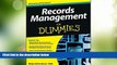 Big Deals  Records Management For Dummies  Free Full Read Best Seller