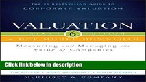 [PDF] Valuation + DCF Model Download: Measuring and Managing the Value of Companies (Wiley