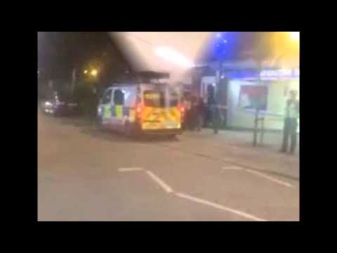 LONDON Second Tube terror as knifeman screaming slashes mans throat | Leyton Train Station