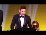 Lionel Messi wins Ballon d'Or over Cristiano Ronaldo & Neymar