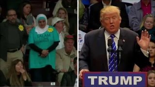 Muslim woman gets kicked out of Trump rally — for protesting silently