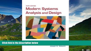 Must Have  Modern Systems Analysis and Design (6th Edition)  READ Ebook Full Ebook Free