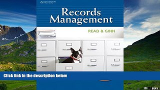 READ FREE FULL  Records Management Student Instruction Manual  READ Ebook Online Free