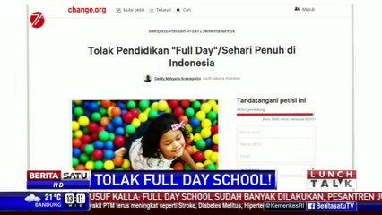 Lunch Talk: Tolak Full Day School #1