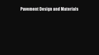[PDF] Pavement Design and Materials Download Online