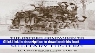 [Popular] The Oxford Companion to Canadian Military History Hardcover OnlineCollection