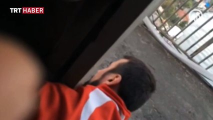 Köprü ayağına sığınanlara ateş edilme anı