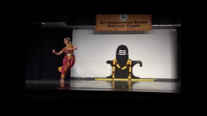 SRI VENKATESWARASWAMY TEMPLE: MAHASHIVARATRI 2016: "OM NAMAH SHIVAYA": SWETA: "BHARATANATYAM" 2