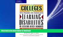 READ THE NEW BOOK Colleges With Programs for Students With Learning Disabilities Or Attention