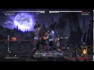 Mortal Kombat XL Bo' Rai Cho Midscreen one meter Kombo
