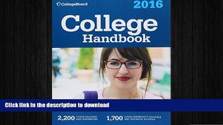 READ THE NEW BOOK College Handbook 2016 READ EBOOK
