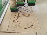 China 3 heads wood cnc router for engraving  86-13296411315