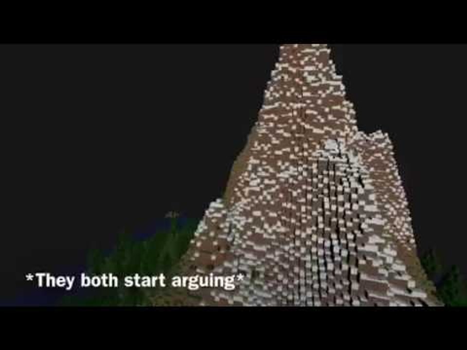 Steve wants to climb up a mountain | Part 1/2 | Minecraft Animation