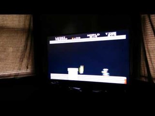 Super Mario Bros Last level with Glitch finish