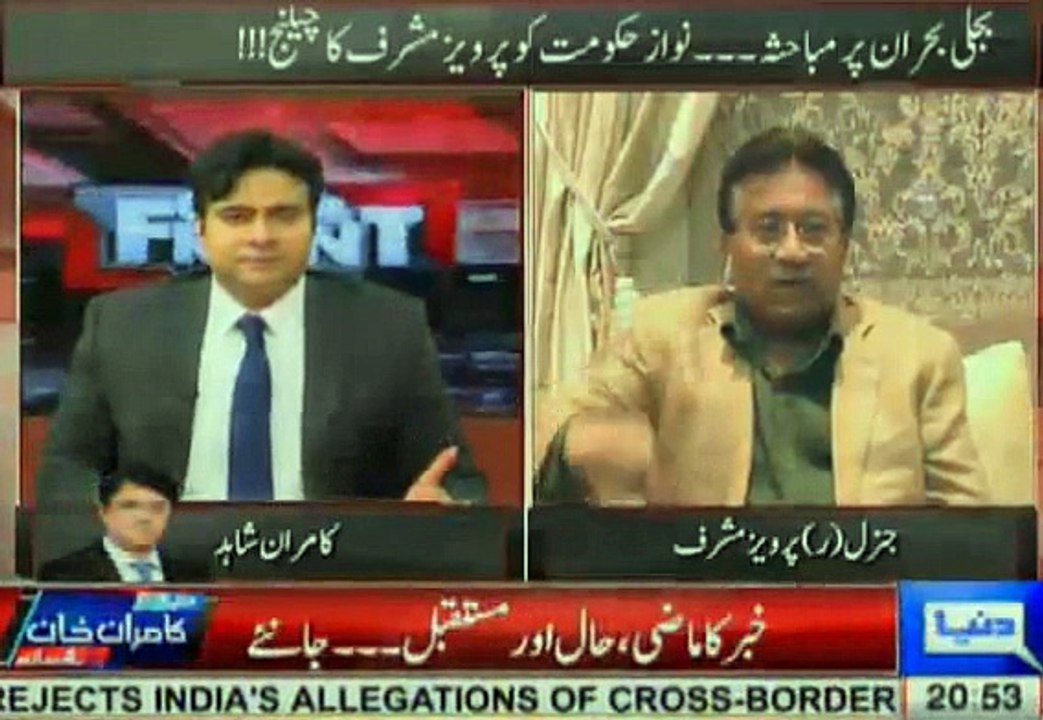 Najam Sethi Ko Maine Nawaz Sharif Se Bchaya Tha Aur Aaj Yeh Mere Khilaf Likhtay Hain zara yaad karo- Pervaiz Musharraf