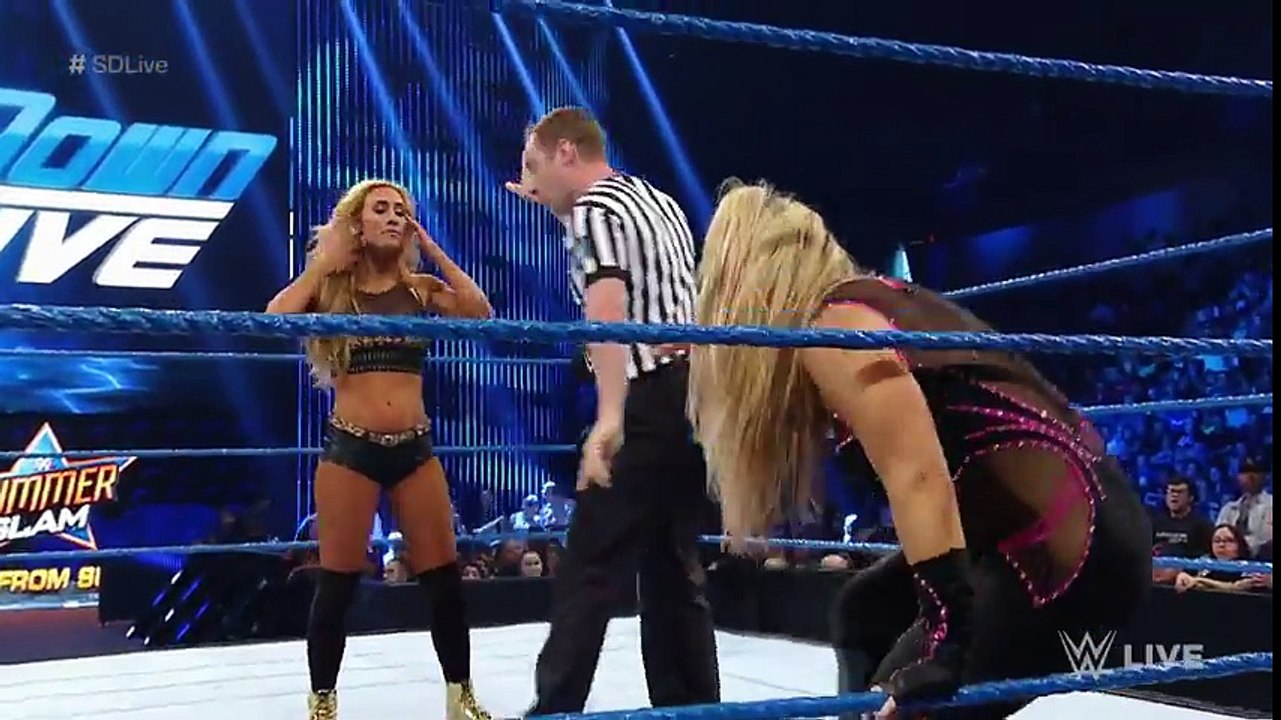 Carmella vs. Natalya- SmackDown Live, Aug. 9, 2016 - Dailymotion