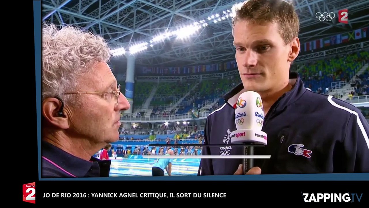 JO de Rio 2016 : Yannick Agnel critiqué, il réagit à la polémique (Vidéo)