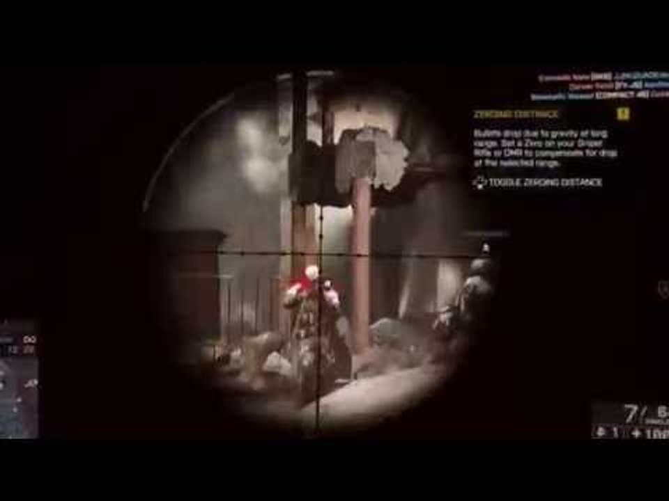 Battlefield 4(BF4): Multiplayer Gameplay on Xbox one (sniper) kill #6