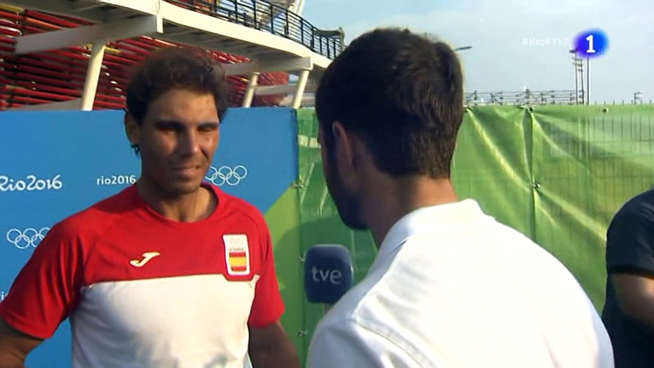Rafael Nadal Interview / R2 at 2016 Rio Olympics (in Spanish)