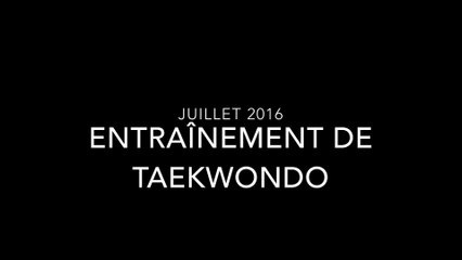entrainement taekwondo
