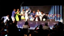 Real Madrid players interrupt Zidane's press conference