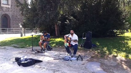 Sting - Englishman in New York (Cover by GL.EM ACOUSTIC DUO, Busking version)