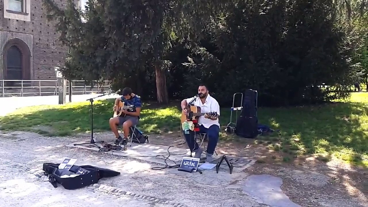 Sting - Englishman in New York (Cover by GL.EM ACOUSTIC DUO, Busking version)
