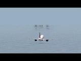 A320 Ditching in the ocean after dual engine failure | Emergency landing