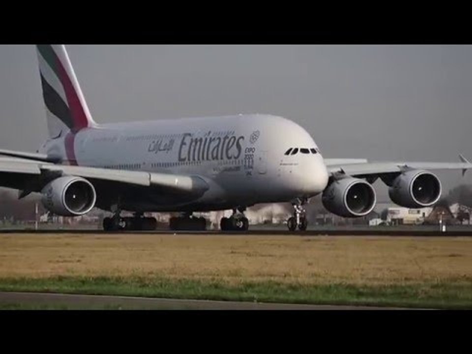Planes landing on the Polderbaan at Schiphol! KLM Dreamliner, A380, A330, B777, B757, B747