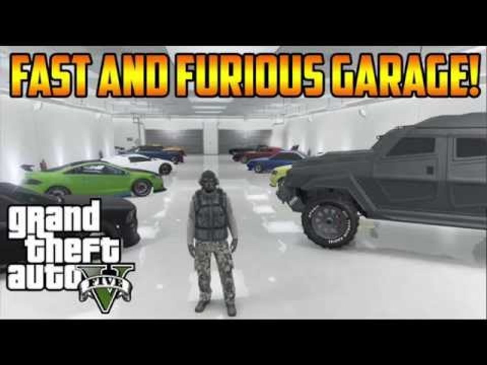 GTA 5 Online - Fast And Furious Garage! - GTA 5 Online Garage Showcase