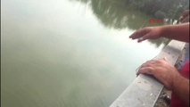 Sakarya - Köprüden Nehre Atlayan Genç Can Simidi ile Kurtarıldı
