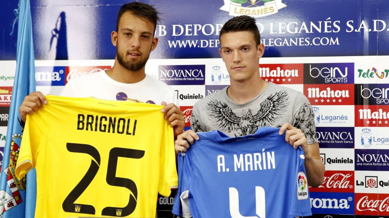 BRIGNOLI Y ADRIÁN MARÍN, NUEVOS JUGADORES DEL C.D. LEGANÉS