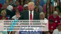 Trump hints that ‘second amendment people’ could stop Hillary Clinton