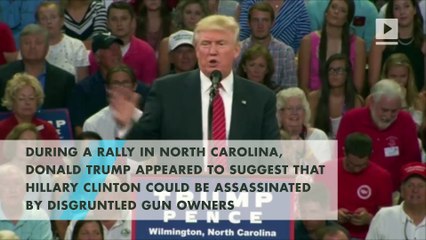 Trump hints that ‘second amendment people’ could stop Hillary Clinton
