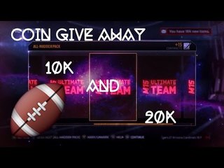 Madden coin giveaway (madden mobile)
