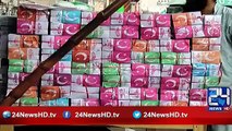 Watch why Red and orange color versions of Pakistani flags available in markets