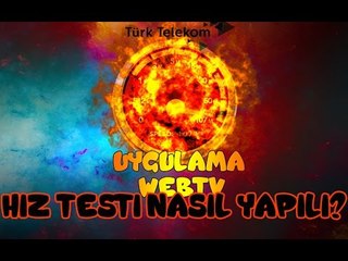 İNTERNET HIZ TESTİ NASIL YAPILIR(ADSL,fiber net)