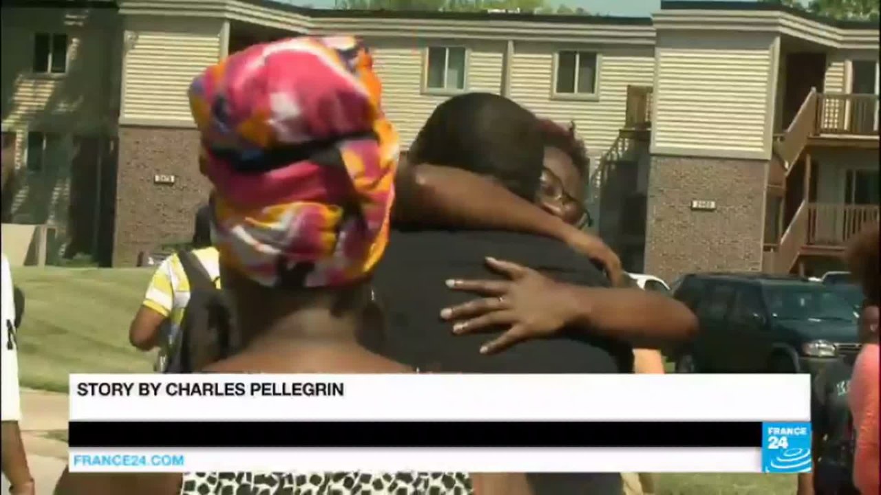 A heartbreaking end to a peaceful day of demonstrations in remembrance of Michael Brown