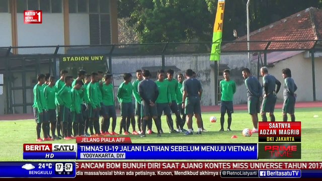 Timnas U-19 Pemusatan Latihan Jelang Piala AFF di Yogya