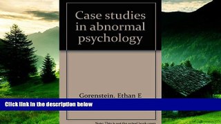 READ FREE FULL  Case studies in abnormal psychology  Download PDF Online Free